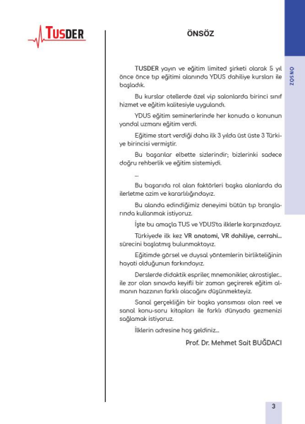TUSDER Pediatri Konu Anlatım Serisi