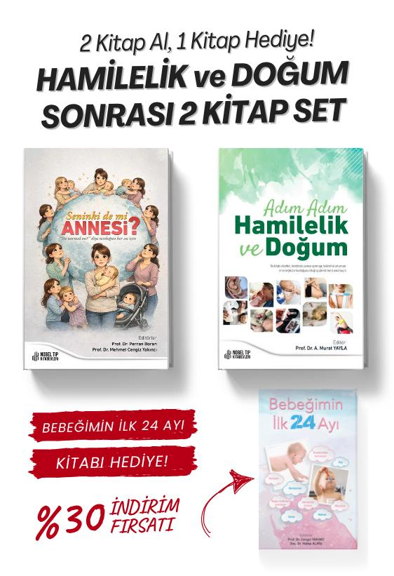 Hamilelik, Doğum ve Bebeklik Süreci Kitap Seti (2Kitap) + Hediyeli