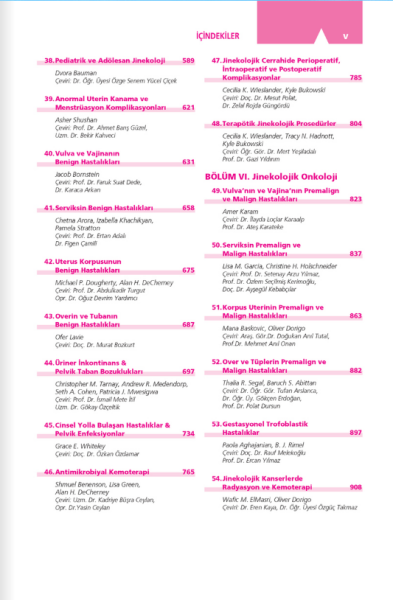 Güncel Obstetrik ve jinekoloji Tanı ve Tedavi