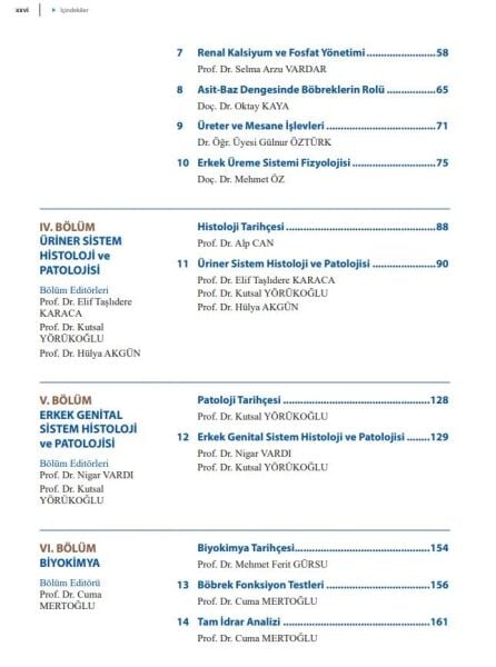 Temelden Kliniğe Ürogenital Sistem