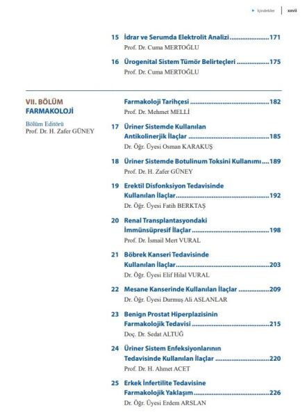 Temelden Kliniğe Ürogenital Sistem