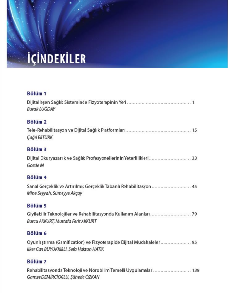 Teknoloji Çağında Fizyoterapi Geleceğin Rehabilitasyonu