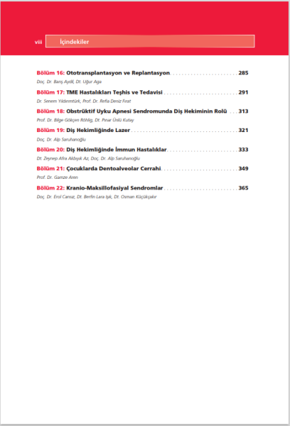 Ağız, Diş ve Çene Cerrahisi Akıl Notları