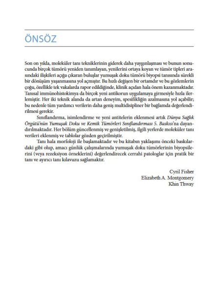 Biyopsi Yorumları Serisi Yumuşak Doku Tümörlerinde Biyopsi Yorumu