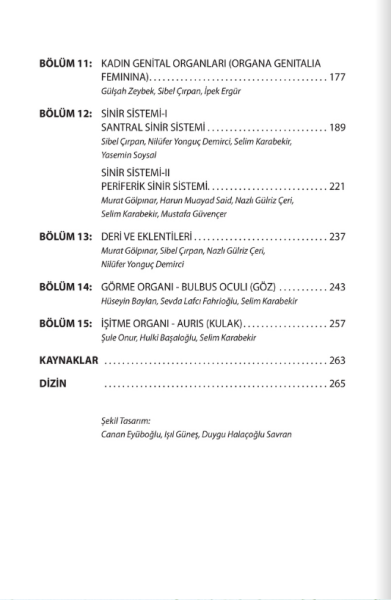 Sağlık Bilimlerine Yönelik Anatomi