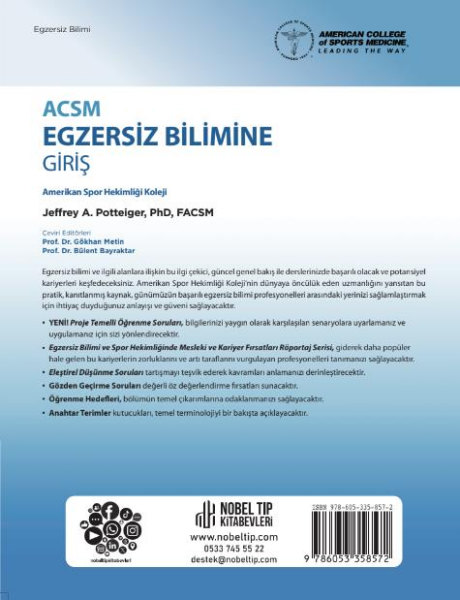 ACSM Egzersiz Bilimine Giriş