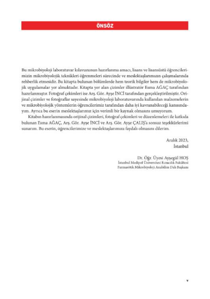 Mikrobiyoloji Laboratuvar Kılavuzu