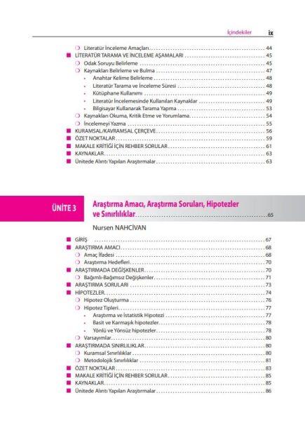 Hemşirelikte Araştırma: Süreç, Ugulama ve Kritik 5. Baskı