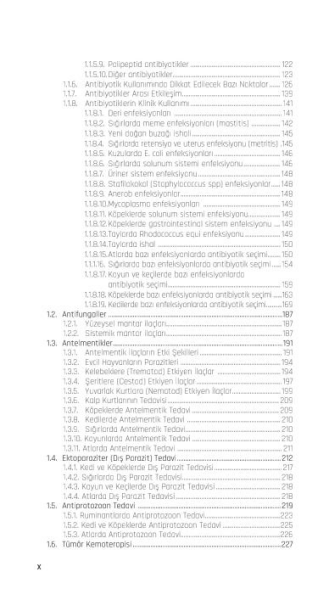 Veteriner İlaç Rehberi: Tedavi El Kitabı 2024