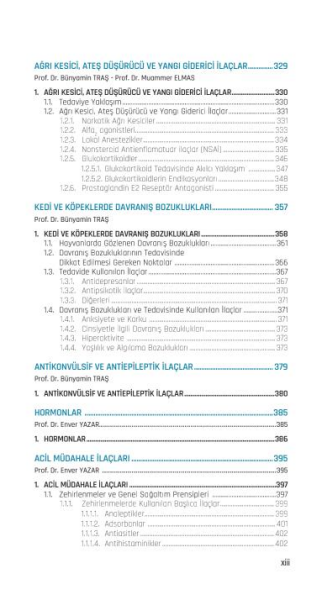 Veteriner İlaç Rehberi: Tedavi El Kitabı 2024