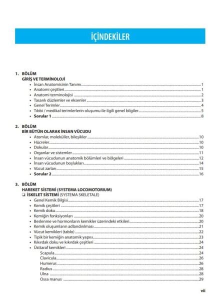 İnsan Anatomisi / Yıldırım ( 12. Baskı )