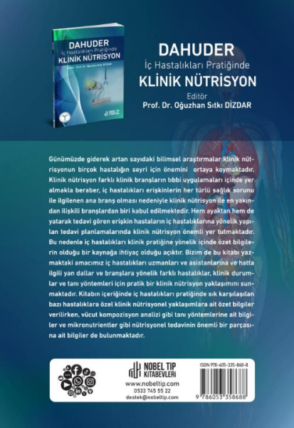 Dahuder İç Hastalıkları Pratiğinde Klinik Nütrisyon