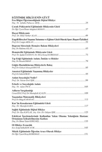 Eğitimde Hikayenin Gücü