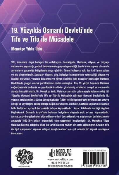 19. Yüzyılda Osmanlı Devletinde Tifo ve Tifo ile Mücadele