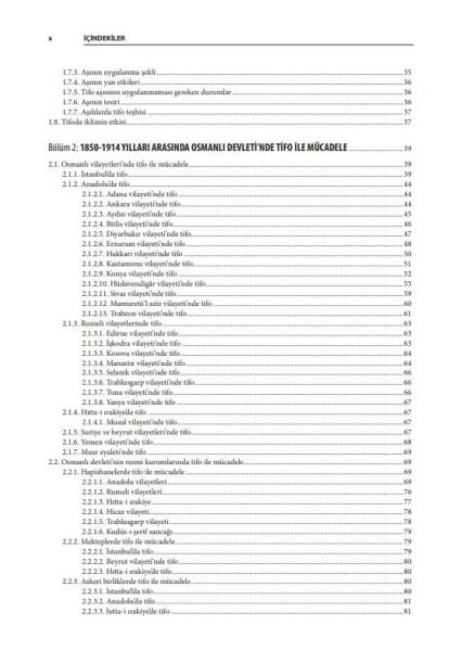 19. Yüzyılda Osmanlı Devletinde Tifo ve Tifo ile Mücadele