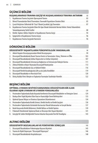 Travma ve Dissosiyasyon: Psikotravmatoloji Temel Kitabı 3. Baskı