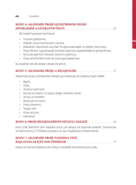 Yeni Başlayanlar için Akademik Proje Hazırlama Teknikleri 2. Baskı