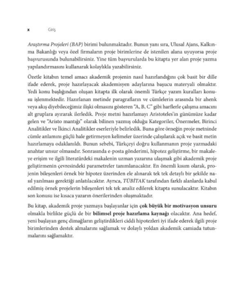 Yeni Başlayanlar için Akademik Proje Hazırlama Teknikleri 2. Baskı