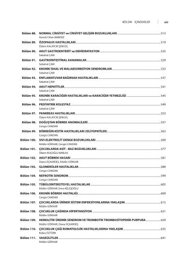 Çocuk Sağlığı ve Hastalıkları