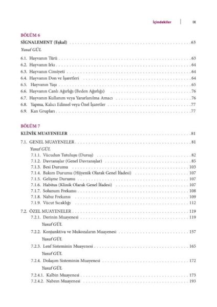 Veteriner İç Hastalıklarında Klinik Muayene ve Tanı Yöntemleri