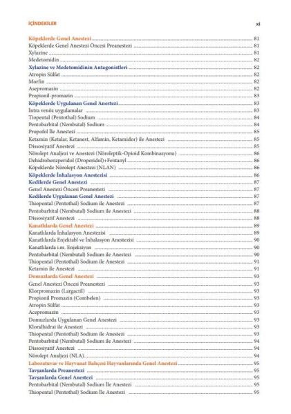 Veteriner Anestezi - ( 2.Baskı )