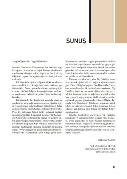 Güncel Bilgiler Işığında Göz Hastalıkları Ders Kitabı