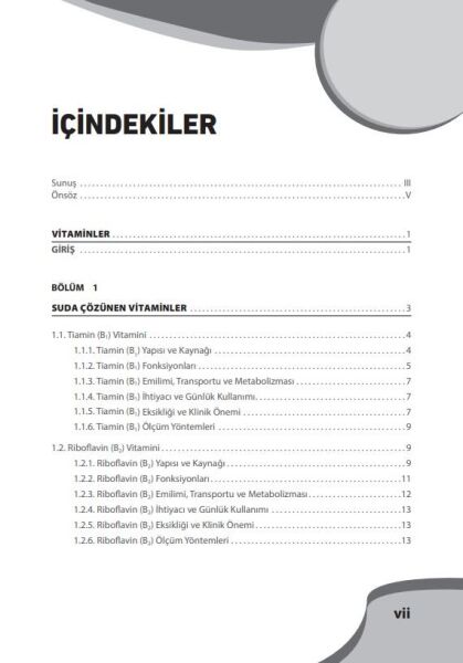 Vitamin Biyokimyasının Alfabesi